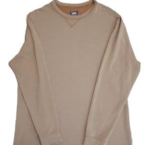 Men's XL Top by Lee, Long Sleeve, Chocolate Color, Fall/Winter Wear, Pull-over.